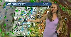 Denver weather: Near record highs today, rain-snow mix this week