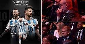 Messi wins The Best FIFA 2024 🏆 Thierry Henry jokingly takes the award in his place!