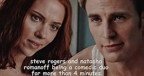 steve rogers and natasha romanoff being a comedic duo for more than 4 minutes