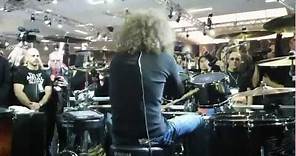 Tommy Aldridge unveils Yamaha's new LIVE CUSTOM OAK drums at NAMM 2013