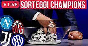SORTEGGI Champions League in diretta 🔴⚽ Girone Napoli con Ajax, Liverpool e Rangers!