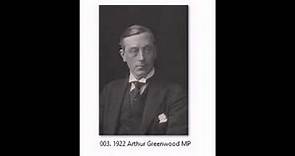 003 1922 Arthur Greenwood MP for Nelson and Colne