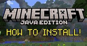 How to Download & Install Minecraft Java Edition