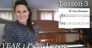 Lesson 3: Rhythm - Free Beginner Piano Lessons - Year 1, Lesson 1-3