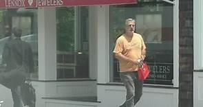 Chris Noth spotted shopping for jewelry in the Berkshires