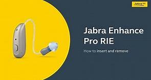 Jabra Enhance Pro 20: How to insert & remove your RIE hearing aids | Jabra Support