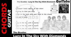 LUCY IN THE SKY WITH DIAMONDS ✨ - The Beatles ( Lyrics - GUITAR Chords 🎸- Karaoke )
