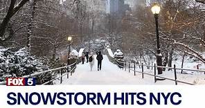 NYC weather: Snowstorm hits New York City