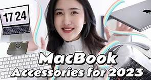 2023年8個學生/博主最愛的Macbook配件！增高架｜磁吸膜｜晶透殼｜鍵盤｜收納架......8 MUST HAVE MacBook Pro Accessories For 2023～