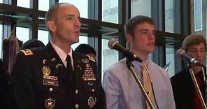 Dying Soldier Sings "Tell My Father" with his Son