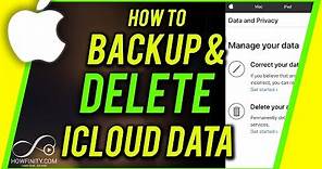 How To Backup & Delete All Apple iCloud Data