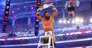 Zack Ryder celebrates with his dad after winning Intercontinental Championship at WrestleMania 32