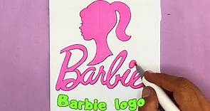 How to Draw Barbie Logo || Step by Step