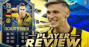 90 TEAM OF THE SEASON SCHLOTTERBECK PLAYER REVIEW! - TOTS - FIFA 23 Ultimate Team