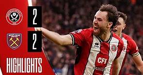 Ben Brereton Diaz 1st PL Goal! 🇨🇱 Sheffield United 2-2 West Ham United | Premier League highlights