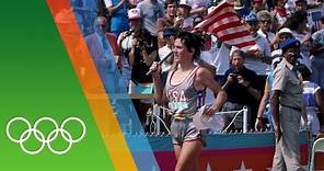 Joan Benoit wins first Women's Marathon | Epic Olympic Moments