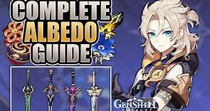 ALBEDO - COMPLETE GUIDE - 3★/4★/5★ Weapons, Combos, Artifacts, Team Comps | Genshin Impact