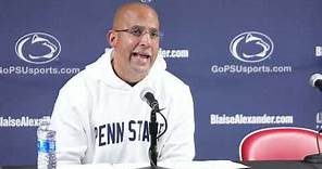 Ohio State 20, Penn State 12: James Franklin Postgame Press Conference