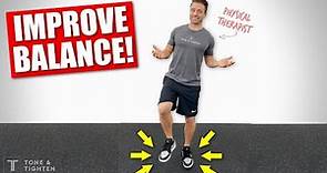 How To Improve Your Balance - Home Exercises For Balance And Stability