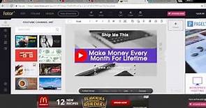 Awesome YouTube Channel Art Maker 2560x1440: How To