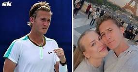 Sebastian Korda’s girlfriend Ivana Nedved gives him emotional sendoff as the American plays opening match at Zhuhai Championships 2023