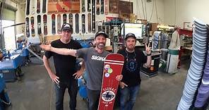 Signal Snowboards Factory Tour With Dave Lee and Eddie Wall