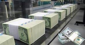 American Money Factory💵: US Dollar Banknotes Production process – How is a dollar made? $100