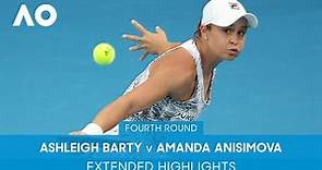 Ashleigh Barty v Amanda Anisimova Extended Highlights (4R) | Australian Open 2022