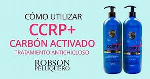 Cómo utilizar el CCRP+ Carbón Activado de Robson Peluquero