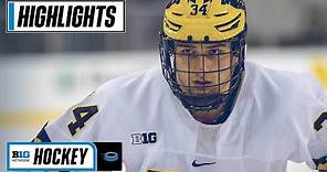 Western Michigan at Michigan | Big Ten Hockey | Highlights| Oct. 22, 2021