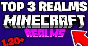 TOP 3 Realms For MCPE 1.20 (REALM CODE) | Minecraft Bedrock Edition