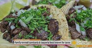 Family-owned carniceria & taqueria best known for tacos