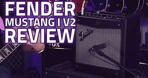 Fender Mustang I V2 Guitar Amplifier Combo Demo Review
