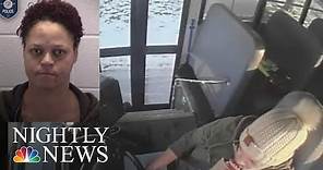 School Bus Driver Drinking While Driving Captured On Camera | NBC Nightly News