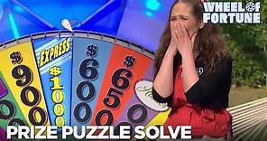 Aurora Solves the Prize Puzzle With the Express Wedge | Wheel of Fortune