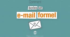 Comment écrire un e-mail formel ? - Parlez-vous French