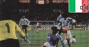 France vs. Argentina | Friendly | 26-3-1986 [ITALIAN BROADCAST]