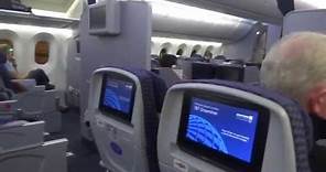 Inside United Airlines Boeing 787-8 Dreamliner