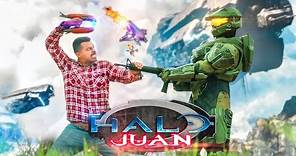 Halo Juan vs Master Chief in REAL LIFE | David Lopez