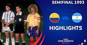 COPA AMÉRICA 1993 | SEMIFINAL | COLOMBIA vs ARGENTINA