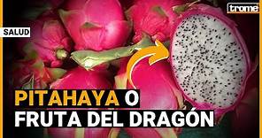 PITAHAYA o fruto del dragón: 5 propiedades curativas y cómo consumirla
