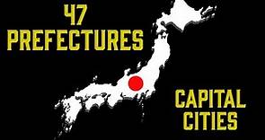 47 Prefectures of Japan + Capital Cities