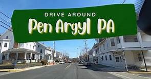 Driving around Pen Argyl PA | small town USA