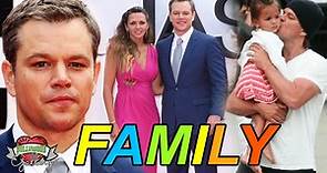 Matt Damon Family With Parents, Wife, daughter, Brother, Sister