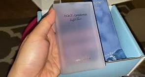 DOLCE & GABBANA Light Blue Intense| Perfume unboxing & first impression