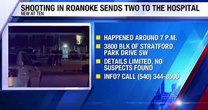 Shooting in Roanoke sends two to the hospital