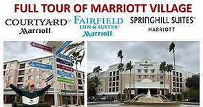 Marriott Village Tour Buena Vista Orlando. Courtyard - Fairfield - Springhill Suites