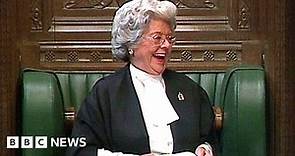 Betty Boothroyd: Funeral held for first woman Commons Speaker