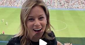 Elizabeth Banks on Instagram: "This game was wild! It was such an honor to lead the 3 clap and such a thrill to watch @weareangelcity get that record-breaking win! I spilled my @archerroosewines every time they scored (5 times!) and had such a blast being there on fan appreciation day. Big thanks to everyone at #ACFC for rolling out the pink carpet for me and my team 🩷🖤 Good luck at the playoffs!!"