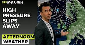 18/12/23 – Heavy rain and clear spells – Afternoon Weather Forecast UK – Met Office Weather